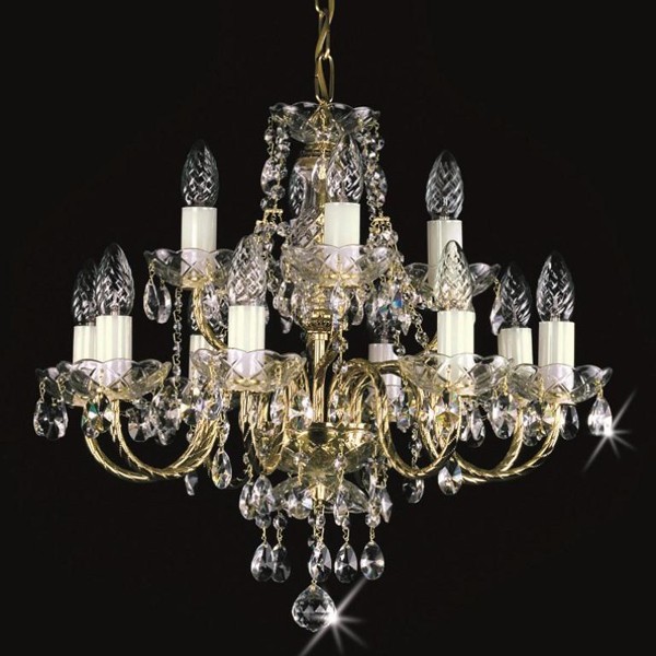 Candelabru cristal Bohemia 12 brate, diam. 55cm Adela XII CE, Lustre Cristal Bohemia⭐ modele deosebite de candelabre din cristal Bohemia autentic din Cehia.✅Design Baroc de lux Premium Top❗ ➽ www.evalight.ro. a