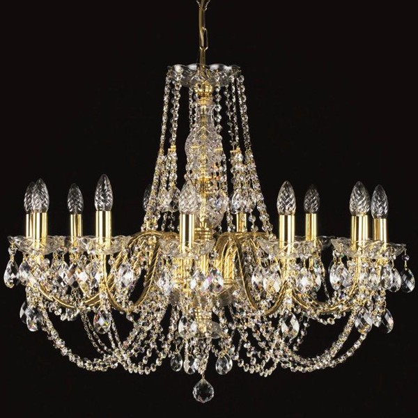 Candelabru Cristal Bohemia Exclusive 12 brate ARIANA XII., Lustre Cristal Bohemia⭐ modele deosebite de candelabre din cristal Bohemia autentic din Cehia.✅Design Baroc de lux Premium Top❗ ➽ www.evalight.ro. a