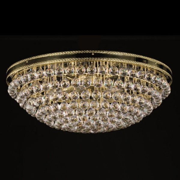 Plafoniera Cristal Bohemia Exclusive diametru 61cm Leila III. CE, Plafoniere Cristal Bohemia⭐ modele deosebite de lustre tavan din cristal Bohemia autentic din Cehia.✅Design de lux unicat Premium Top❗ ➽ www.evalight.ro.  a