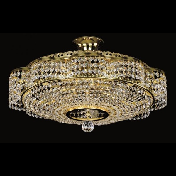 Plafoniera Cristal Bohemia Exclusive diametru 55cm Marika II. CE, Plafoniere Cristal Bohemia⭐ modele deosebite de lustre tavan din cristal Bohemia autentic din Cehia.✅Design de lux unicat Premium Top❗ ➽ www.evalight.ro.  a