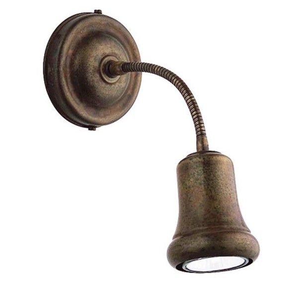 Aplica de perete clasica antique brass diam.10cm I Girasoli 208.20.OO, Aplice rustice, lemn⭐ modele de perete pentru iluminat interior.✅Design decorativ în stil rustic!❤️Promotii lampi❗ ➽www.evalight.ro. Alege corpuri de iluminat rustice de tip aplica de perete sau tavan pentru casa, ieftine si de lux, calitate la cel mai bun pret. a