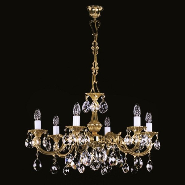 Candelabru Cristal Bohemia Exclusive 6 brate ALICE VI., Lustre Cristal Bohemia⭐ modele deosebite de candelabre din cristal Bohemia autentic din Cehia.✅Design Baroc de lux Premium Top❗ ➽ www.evalight.ro. a