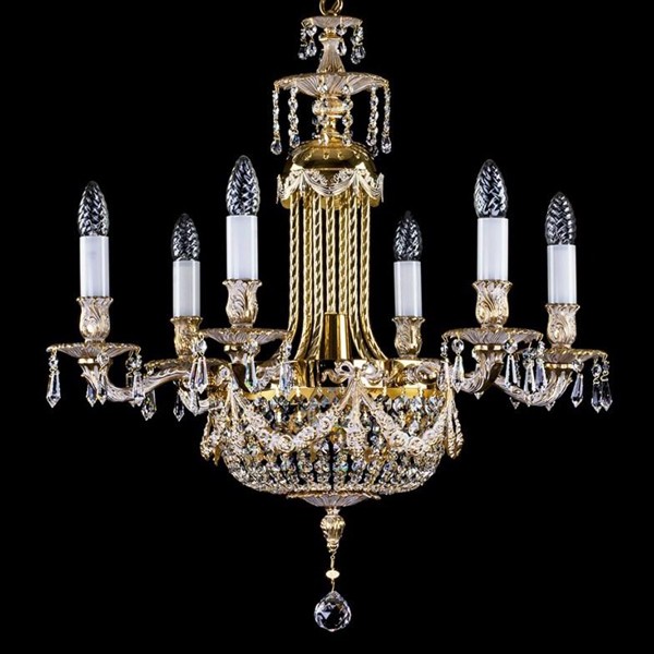 Candelabru Cristal Bohemia Exclusive 6 brate, diam.63cm FOUNTAIN CE, Lustre Cristal Bohemia⭐ modele deosebite de candelabre din cristal Bohemia autentic din Cehia.✅Design Baroc de lux Premium Top❗ ➽ www.evalight.ro. a