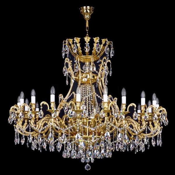 Candelabru XL Cristal Bohemia Exclusive 21 brate LYRA 1420x1100 CE, Lustre Cristal Bohemia⭐ modele deosebite de candelabre din cristal Bohemia autentic din Cehia.✅Design Baroc de lux Premium Top❗ ➽ www.evalight.ro. a