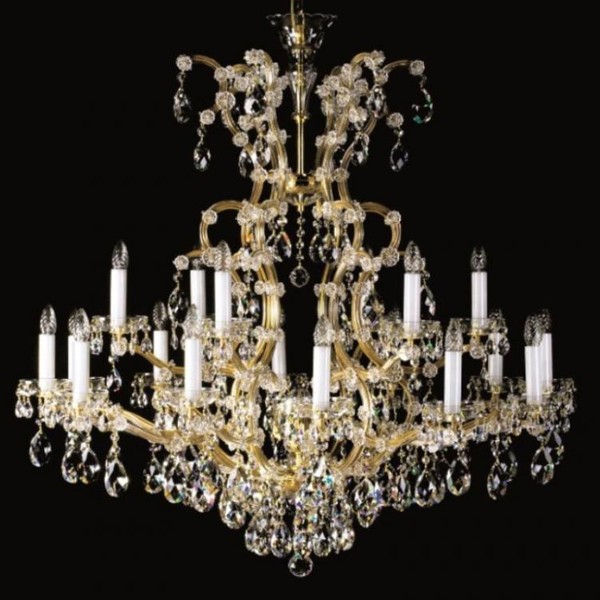 Candelabru Cristal Bohemia Exclusive 18 brate, diam.110cm MARIA TEREZIA 5 CE, Lustre Cristal Bohemia⭐ modele deosebite de candelabre din cristal Bohemia autentic din Cehia.✅Design Baroc de lux Premium Top❗ ➽ www.evalight.ro. a