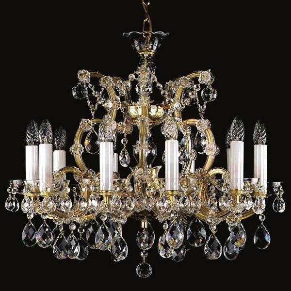 Candelabru Cristal Bohemia Exclusive 10 brate, diam.65cm MARIA TEREZIA 13 CE, Lustre Cristal Bohemia⭐ modele deosebite de candelabre din cristal Bohemia autentic din Cehia.✅Design Baroc de lux Premium Top❗ ➽ www.evalight.ro. a