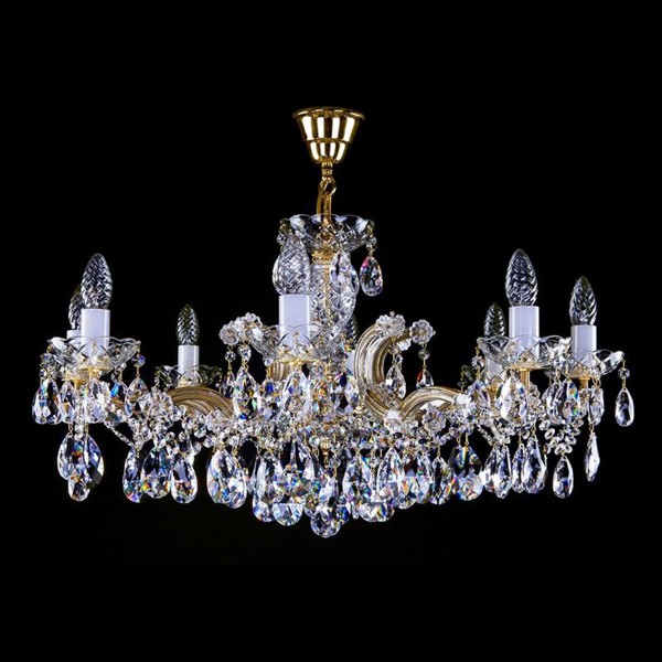 Candelabru Cristal Bohemia Exclusive 8 brate, diam.80cm MARIA TEREZIA 29 CE, Lustre Cristal Bohemia⭐ modele deosebite de candelabre din cristal Bohemia autentic din Cehia.✅Design Baroc de lux Premium Top❗ ➽ www.evalight.ro. a