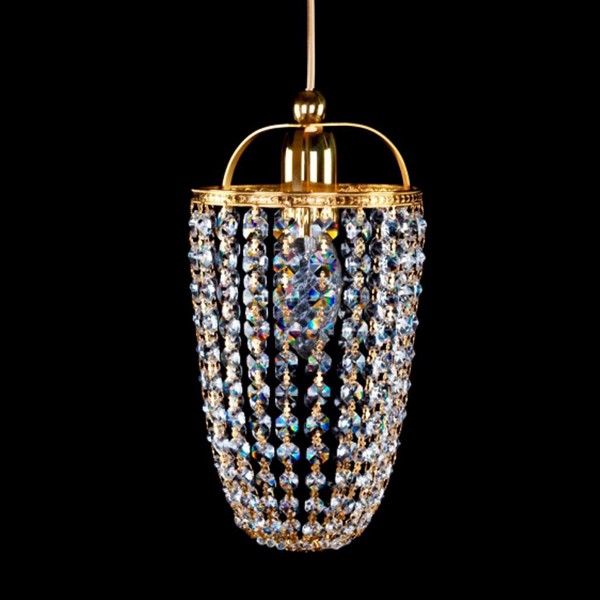 Lustra, Pendul cristal Bohemia diam.12cm inaltime reglabila SMALL GAME 02-01 CE, Lustre Cristal Bohemia⭐ modele deosebite de candelabre din cristal Bohemia autentic din Cehia.✅Design Baroc de lux Premium Top❗ ➽ www.evalight.ro. a