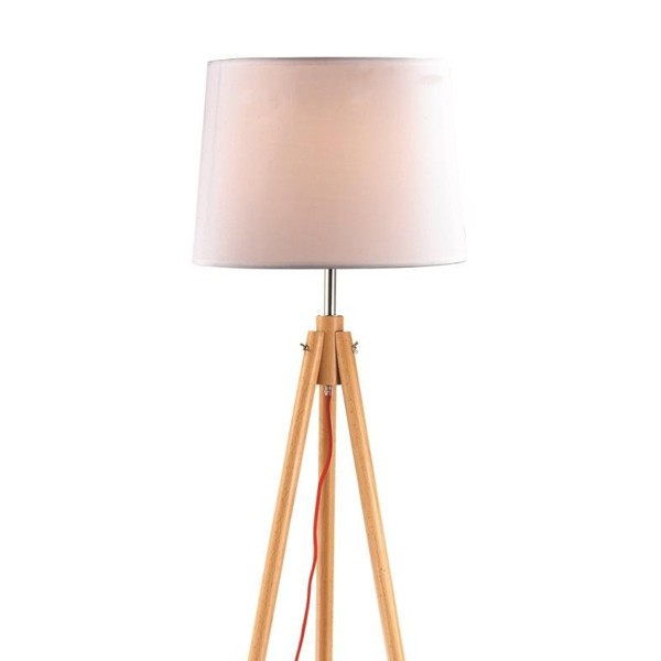 Lampadar, lampa de podea cu trepied YORK PT1 WOOD 089805, Lampadare clasice de podea⭐ modele elegante pentru iluminat camera living dormitor.✅DeSiGn decorativ de lux unic!❤️Promotii lampi❗ ➽www.evalight.ro. Alege corpuri de iluminat interior pt podea cu abajur din material textil si sticla, cu picior inalt si trepied din lemn, brate metal, marmura, ceramica, becuri LED, ieftine de calitate deosebita la cel mai bun pret. a