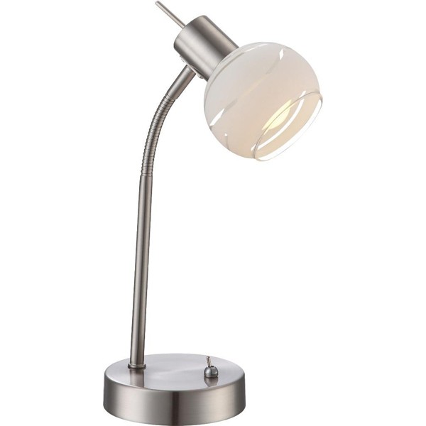 Veioza, lampa de masa flexibila, LED Elliott 54341-1T GL, Veioze / Lampi de Birou, LED⭐ modele vintage moderne sau clasice pentru iluminat birou copii si office.✅DeSiGn original de lux!❤️Promotii lampi birou❗ ➽www.evalight.ro. Alege corpuri de iluminat birou living pt citit cu reader LED, cu brat flexibil (articulat), cu clips (clema), calitate deosebita la cel mai bun pret. a