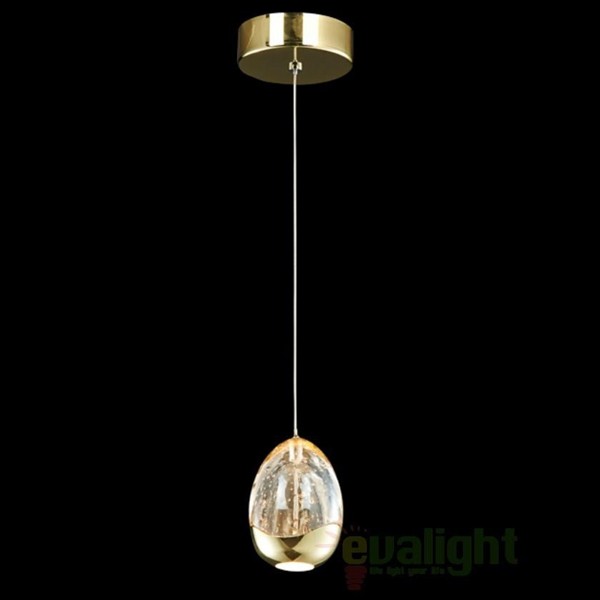 Pendul modern LED diametru 9cm ROCIO auriu 784347, Promotii lustre, reduceri⭐ corpuri de iluminat, mobila si decoratiuni de interior si exterior.⭕Oferte Pret redus online ➽ www.evalight.ro❗ a