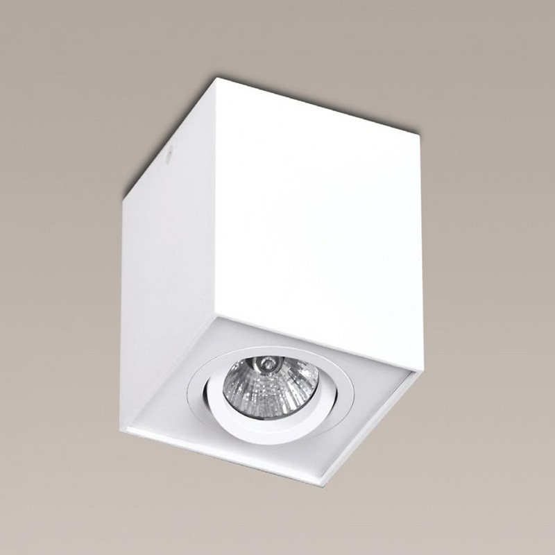 Plafonier, Spot aplicat alb, dim.9,5x9,5cm, BASIC SQUARE C0070 MX, Spoturi aplicate tavan / perete, mobila, LED⭐modele moderne pentru living,dormitor,bucatarie,baie,hol.✅Design decorativ unic!❤️Promotii lampi❗ ➽ www.evalight.ro. Alege corpuri de iluminat interior de tip spot-uri aparente cu LED, (rotunde si patrate), ieftine de calitate la cel mai bun pret. a