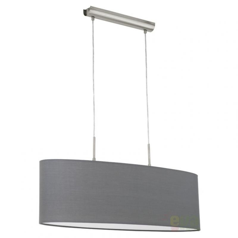 Lustra, Pendul modern gri, dim.75x22cm, Pasteri 31582 EL, Pendule / Lustre suspendate moderne, LED⭐ modele elegante pentru bucatarie, living dormitor.✅DeSiGn decorativ unic!❤️Promotii lampi❗ ➽www.evalight.ro. Alege corpuri de iluminat suspendate pt interior stil modern, suspensii de tip pendule cu cristale, abajur material textil, lemn, metal, sticla, bec tip lumanare Edison sau LED, ieftine si de lux, calitate deosebita la cel mai bun pret. a