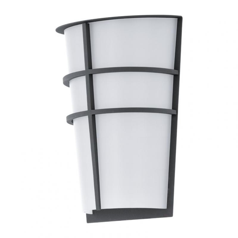 Aplica de perete exterior cu protectie IP44, LED Breganzo 94138 EL, Aplice de exterior moderne, LED⭐ lampi de perete pentru iluminat exterior terasa casa si gradina.✅Design decorativ!❤️Promotii❗ ➽www.evalight.ro. Alege corpuri de iluminat exterior rezistente la apa tip spoturi aplicate pt perete sau tavan, metalice, abajur din sticla cu decor ornamental, bec LED si lumina ambientala, ieftine si de lux, calitate deosebita la cel mai bun pret. a