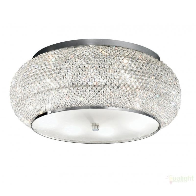 Plafonier modern diametru 55cm, Pasha PL10 Cromo 100746 , Promotii lustre, reduceri⭐ corpuri de iluminat, mobila si decoratiuni de interior si exterior.⭕Oferte Pret redus online ➽ www.evalight.ro❗ a