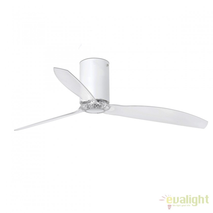 Ventilator de tavan modern cu telecomanda MINI TUBE FAN alb mat/transparent 32039 , Rezultate cautare, Corpuri de iluminat, lustre, aplice, veioze, lampadare, plafoniere. Mobilier si decoratiuni, oglinzi, scaune, fotolii. Oferte speciale iluminat interior si exterior. Livram in toata tara.  a